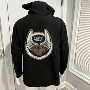 Vintage Harley-Davidson Anniversary Hooded Sweatshirt Men's Large